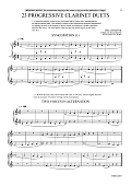 23 Progressive Clarinet Duets (from Mikrokosmos)