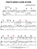 That's What Love Is For