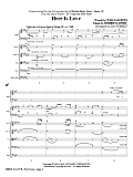 Here Is Love - Full Score