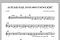 As Tears Fall on Dawn's New Light - F Horn