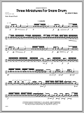 Three Miniatures For Snare Drum