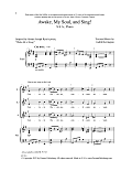 Awake, My Soul, and Sing!