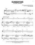 Summertime [Jazz version] (arr. Brent Edstrom)