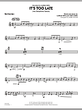 It's Too Late (Alto Saxophone Feature) - Baritone Sax