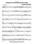 Allegro from Divertimento #9, K 240 (arr. Kevin Kaisershot) - 1st Bb Clarinet