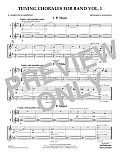 Tuning Chorales for Band - Eb Baritone Saxophone