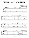 For The Beauty Of The Earth (arr. Phillip Keveren)