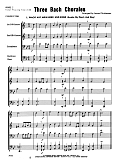 Three Bach Chorales - Full Score
