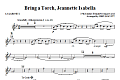 Bring a Torch, Jeanette Isabella - A Clarinet 2