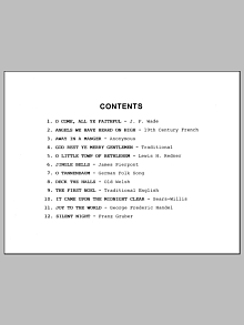 Christmas Carols For Sax Quartet - Eb Baritone Sax 