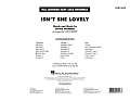 Isn't She Lovely (arr. John Berry) - Conductor Score (Full Score)