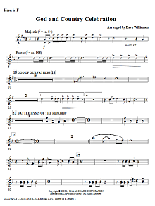 God And Country Celebration (Medley) - Horn 