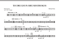 To Dream in Brushstrokes - Percussion 1