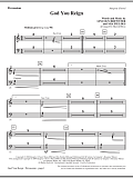 God You Reign - Percussion