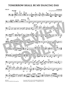 Tomorrow Shall Be My Dancing Day - Cello 