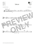 Sakura (Grade 1 List B1 from the ABRSM Flute syllabus from 2022)
