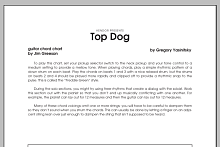 Top Dog - Guitar/ Rhythm 
