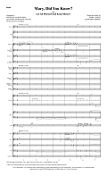 Mary, Did You Know? (with "Let All Mortal Flesh Keep Silence") - Full Score