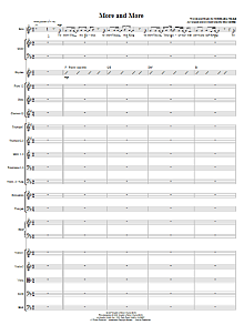 More And More - Full Score 