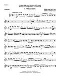 Lotti Requiem Suite (arr. Natahn Payant) - Violin 1