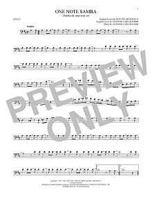 One Note Samba (Samba De Uma Nota So) 