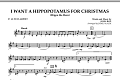 I Want A Hippopotamus For Christmas - Eb Alto Clarinet
