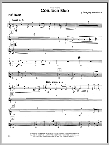 Cerulean Blue - Trumpet 4 