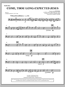 Come, Thou Long-Expected Jesus (from Carols For Choir And Congregation) - Double Bass 