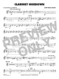 Clarinet Hoedown - Eb Baritone Saxophone