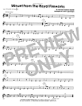 Minuet From The Royal Fireworks (arr. John Caponegro) - 3rd Violin