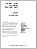 Contest Duets For The Young Mallet Players