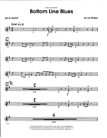 Bottom Line Blues - 2nd Bb Trumpet 