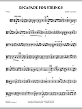 Escapade for Strings - Viola