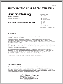African Blessing (Bwana Awabariki) - Full Score 