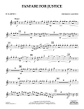 Fanfare for Justice - Bb Clarinet 1