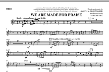 We Are Made For Praise - Oboe 