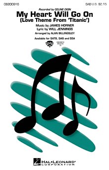 My Heart Will Go On (Love Theme From 'Titanic') (arr. Alan Billingsley) 