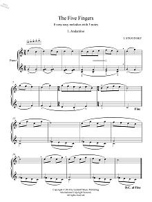 Five Fingers: 1. Andantino 