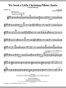 We Need a Little Christmas / Mister Santa - Tenor Sax 