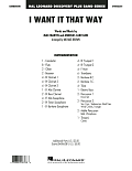 I Want It That Way (arr. Michael Brown) - Conductor Score (Full Score)