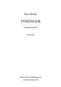 Tvísöngur - Full Score