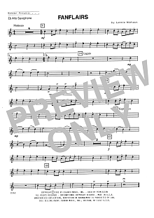 Fanflairs - Eb Alto Saxophone 