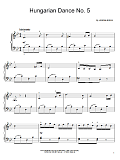 Hungarian Dance No. 5