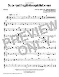 Supercalifragilisticexpialidocious (from Mary Poppins) (arr. John Leavitt) - Violin 2