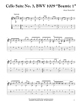 Cello Suite No. 3, BWV 1009 "Bourree I"