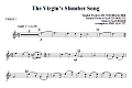 The Virgin's Slumber Song - Violin 2