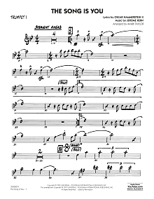 The Song Is You - Trumpet 1 