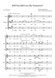 Will You Still Love Me Tomorrow (arr. Dom Stichbury) 
