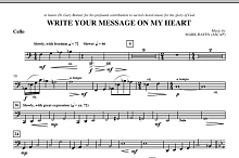Write Your Message On My Heart - Cello 