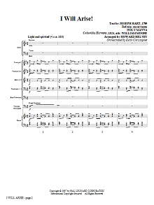 I Will Arise! - Full Score 